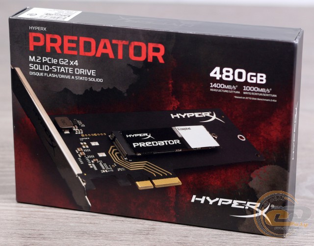 Kinston HyperX Predator PCIe SSD (SHPM2280P2/480G)