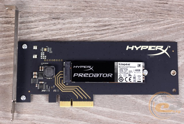 Kinston HyperX Predator PCIe SSD (SHPM2280P2/480G)