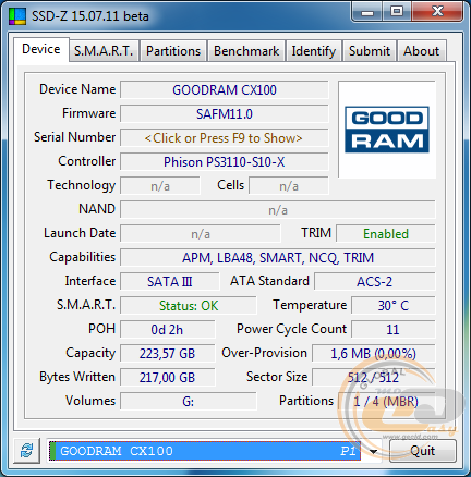 GOODRAM CX100 (SSDPR-CX100-240)