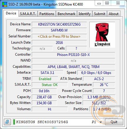 Kingston SSDNow KC400 (KCC400S37/256G)