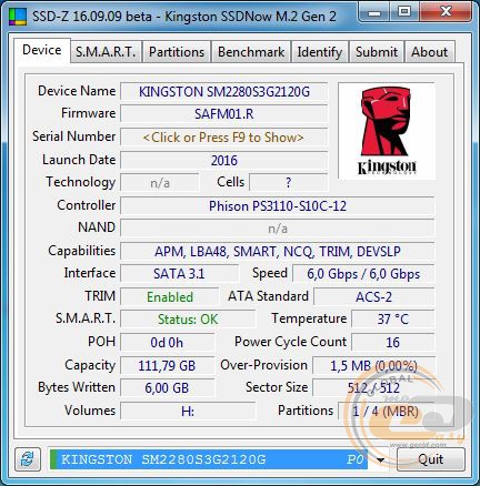 Kingston SSDNow M.2 SATA G2 (SM2280S3G2/120G)