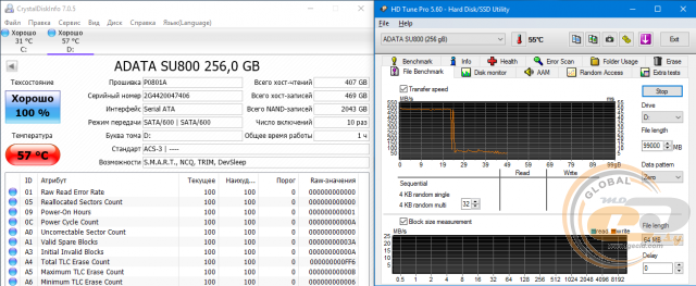 ADATA Ultimate SU800 (ASU800SS-256GT-C)