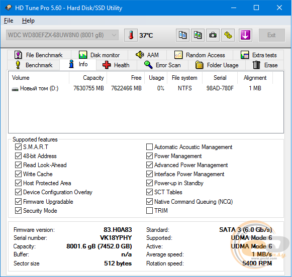 WD Red (WD80EFZX)