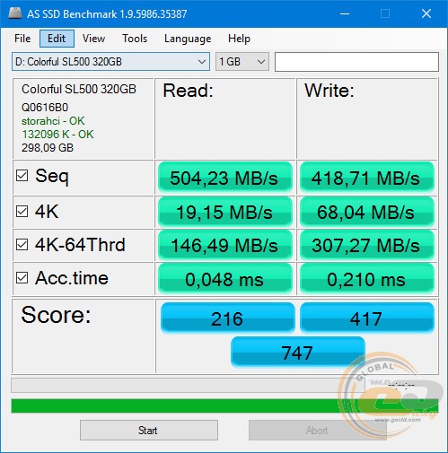 Colorful SL500 320GB