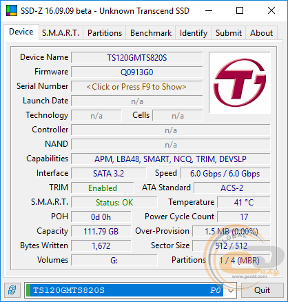 Transcend MTS820S