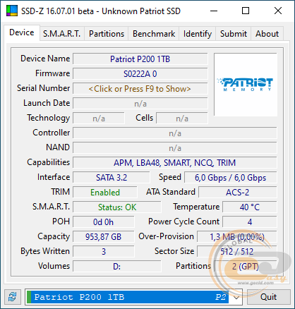 PATRIOT P200 (P200S1TB25)