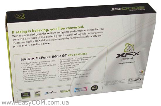 XFX GF8600GT 620M 