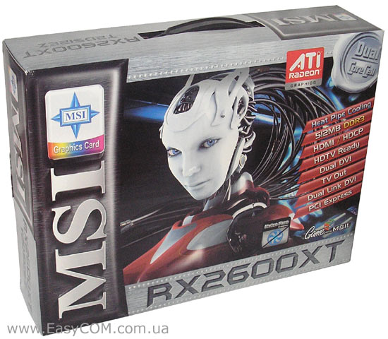 MSI RX2600XT–T2D512EZ/D3