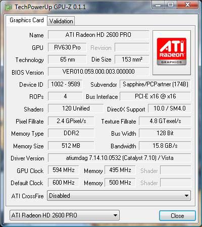 Radeon HD 2600 PRO