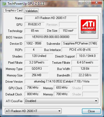 Sapphire Radeon HD 2600 XT Ultimate 256Mb GDDR3