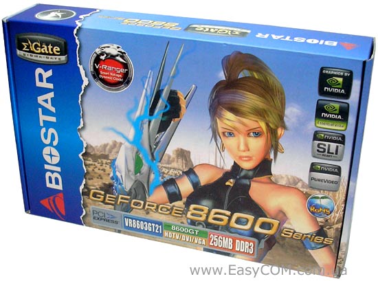 BIOSTAR GeForce 8600 GT V-Ranger