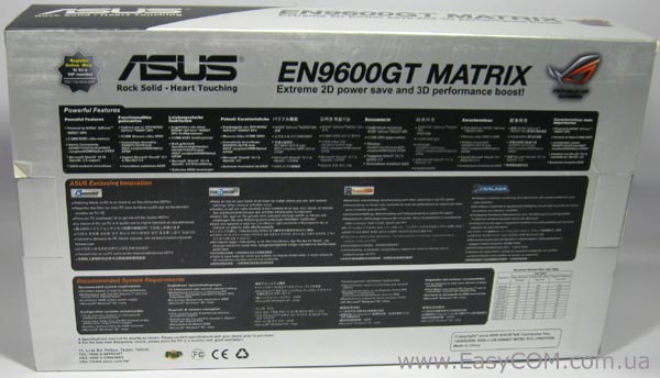 ASUS EN9600GT MATRIX/HTDI/512M