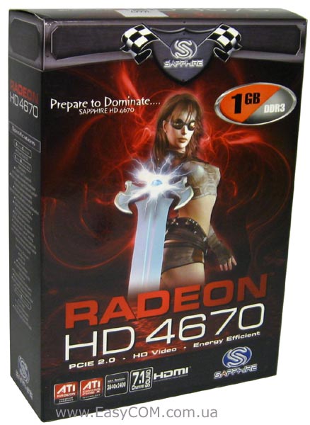 Sapphire Radeon HD 4670 1GB DDR3 PCI-E