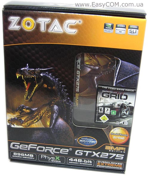 ZOTAC GeForce GTX 275 AMP!