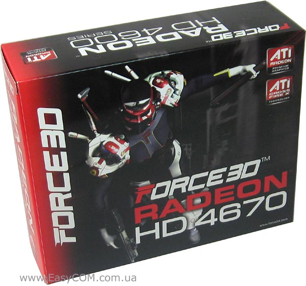 Force3D Radeon HD 4670-512 MB DVI+DVI+TV DDR3