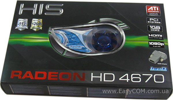 HIS Radeon HD 4670 IceQ 1GB DDR3 PCI-E 