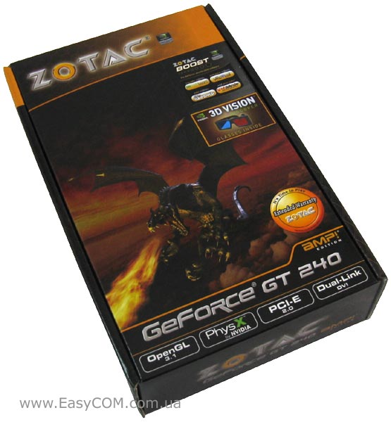 ZOTAC GeForce GT 240 AMP! (ZT-20405-10L)