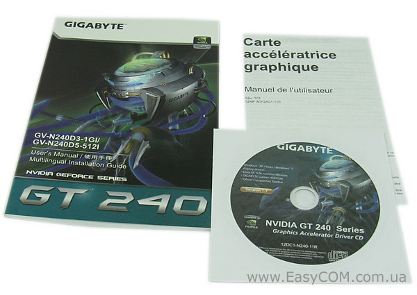 GIGABYTE GV-N240D3-1GI