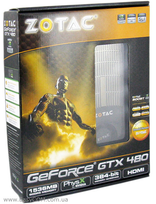 ZOTAC GeForce GTX 480, ZT-40101-10P