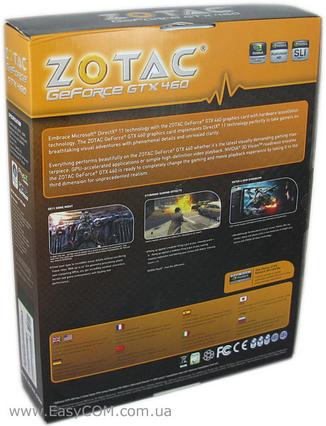 ZOTAC GeForce GTX 460 (ZT-40402-10P)