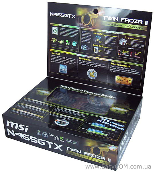 MSI N465GTX Twin Frozr II Golden Edition