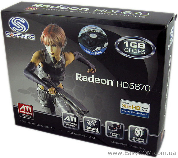 Sapphire Radeon HD 5670 1 ГБ GDDR5