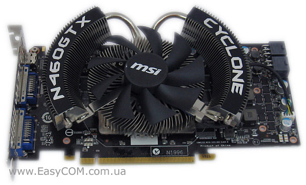 MSI N460GTX CYCLONE 768D5 ОС