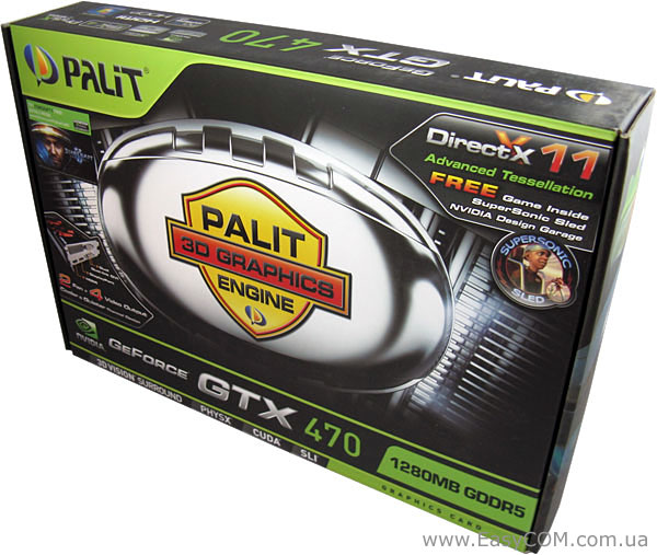 Palit GeForce GTX 470 1280 MБ GDDR5