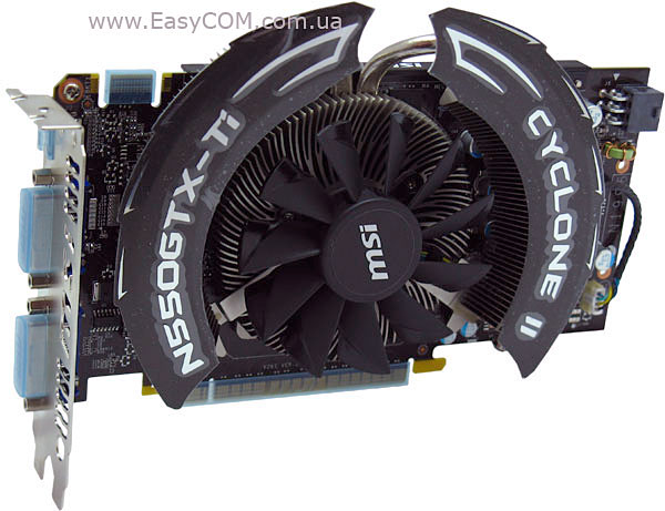 MSI GeForce GTX 550 Ti CYCLONE II OC