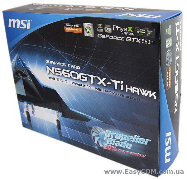 MSI N560GTX-TI HAWK