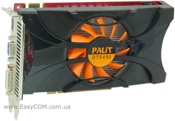 Palit GeForce GTS 450 с 512 МБ GDDR5