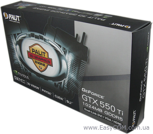 Palit GeForce GTX 550 Ti (1024MB GDDR5)