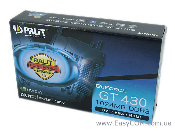 Palit GeForce GT 430 1GB GDDR3 