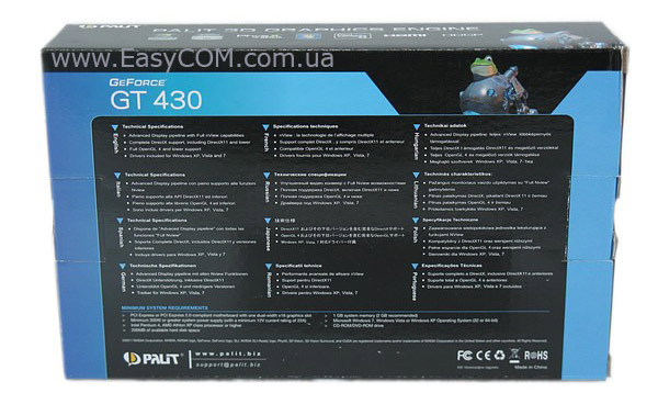 Palit GeForce GT 430 1GB GDDR3 
