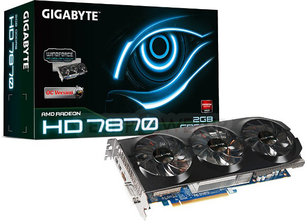 GIGABYTE Radeon HD 7870 OC Windforce 3х 2 ГБ