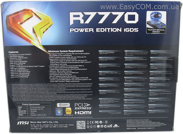 MSI Radeon HD 7770 Power Edition OC