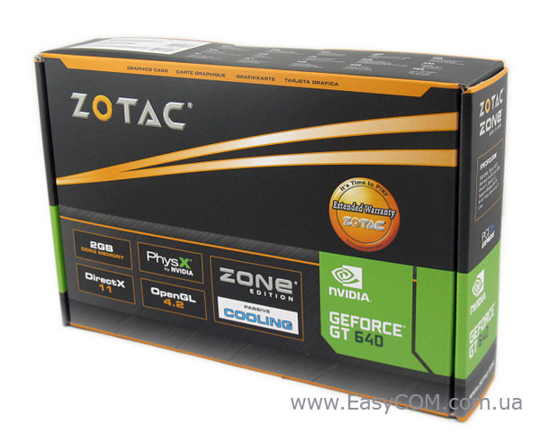 ZOTAC GeForce GT 640 ZONE Edition 