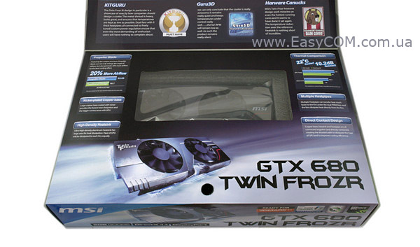 MSI N680 GTX Twin Frozr 2GD5/OC box
