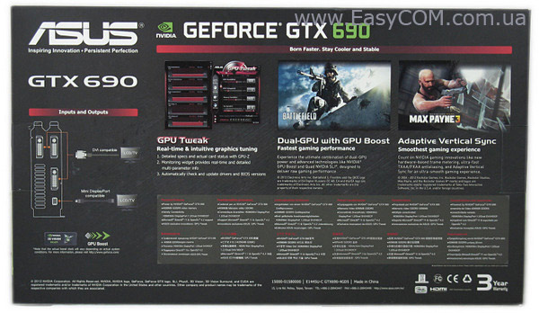 ASUS GTX690-4GD5 box