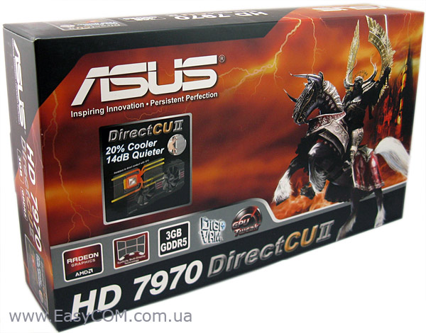 ASUS Radeon HD 7970 DirectCU II box