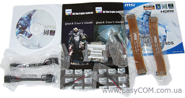 MSI N580GTX TWIN FROZR III 15D5 POWER EDITION/OC box packaging arrangement