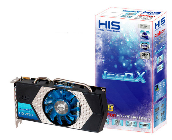 HIS 7770 IceQ X 1GB GDDR5 PCI-E DVI/HDMI/2xMini DP