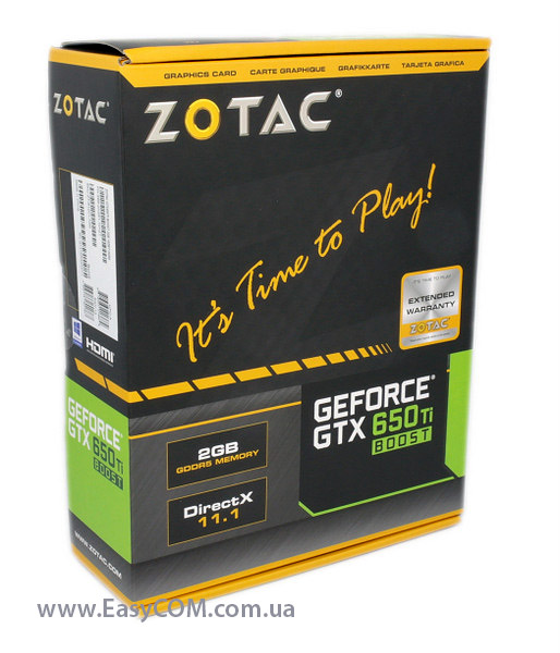 ZOTAC GeForce GTX 650 Ti Boost