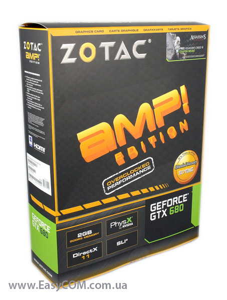 ZOTAC GeForce GTX 680 AMP Edition Dual Silencer