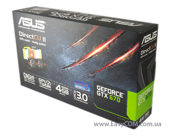 ASUS GTX 670 DirectCU II 4 GB GDDR5