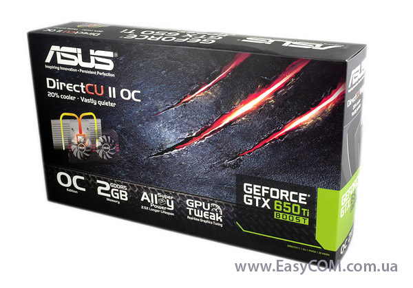 ASUS GeForce GTX 650 Ti BOOST DirectCU II OC