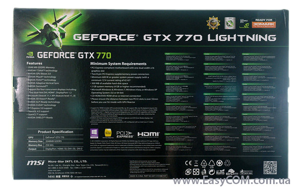 MSI GeForce GTX 770 Lightning