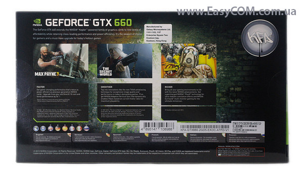KFA2 GeForce GTX 660 EX OC