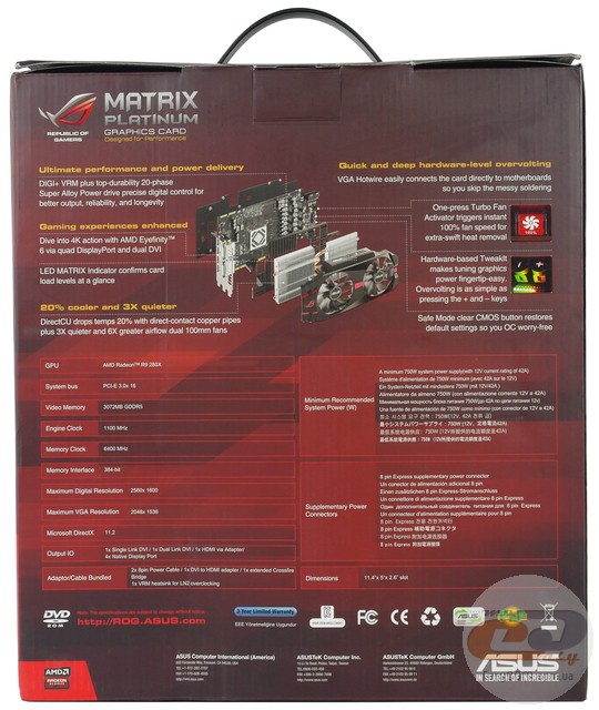 ASUS MATRIX-R9280X-P-3GD5