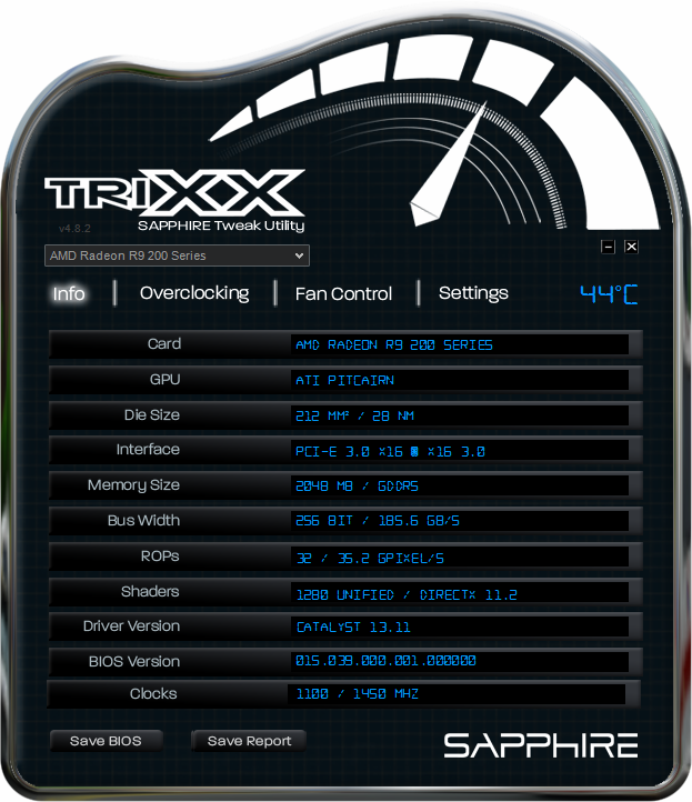 SAPPHIRE VAPOR-X R9 270X 2GB GDDR5 OC WITH BOOST